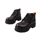 Черевики жіночі Molly Bessa чорні натуральна шкіра, 39, фото 5