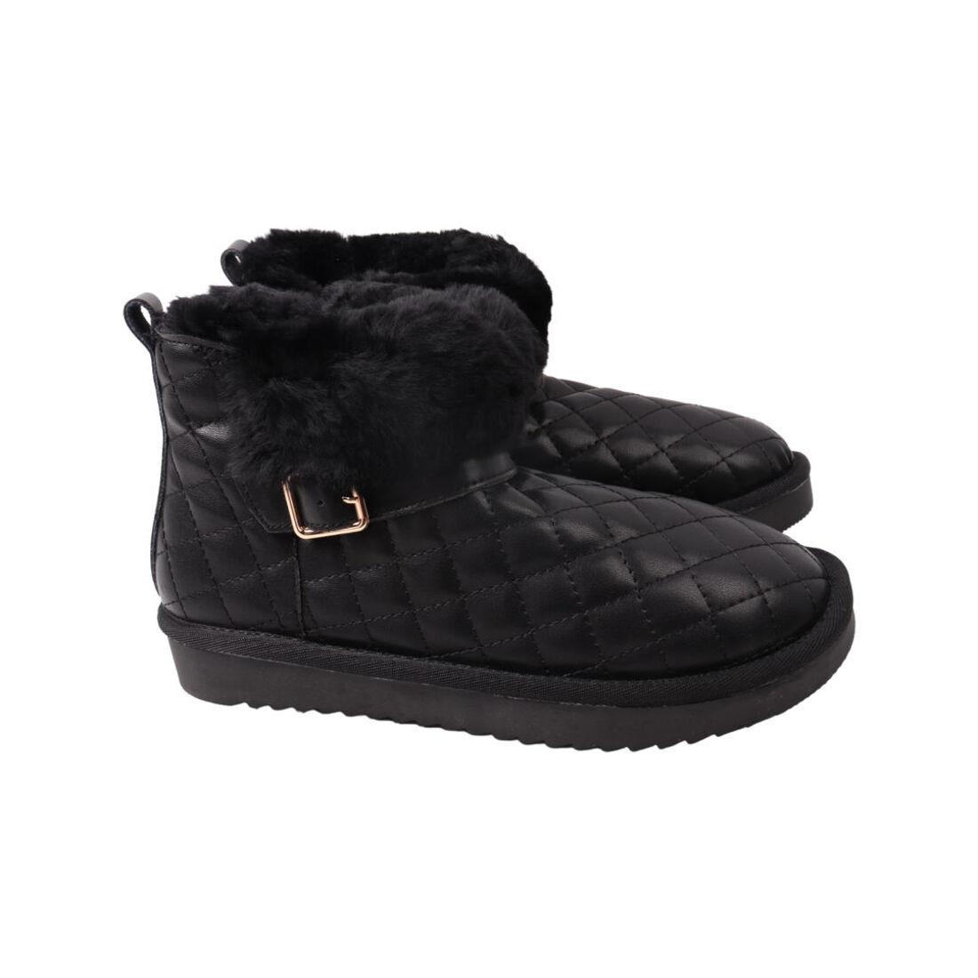 Уги жіночі Farinni чорні натуральна шкіра, 40, фото 1