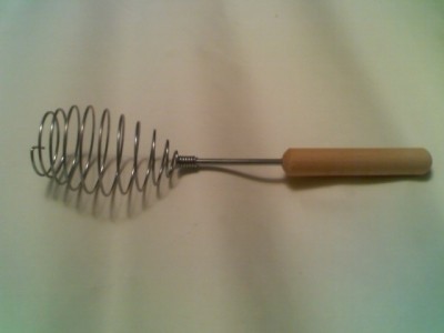 Вінчик спіраль із дерев'яною ручкою, фото 1