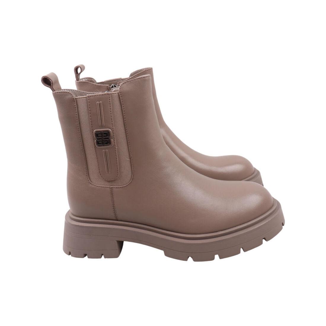 Черевики жіночі Brocoly капучіно натуральна шкіра, 37, фото 1