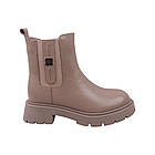 Черевики жіночі Brocoly капучіно натуральна шкіра, 37, фото 3