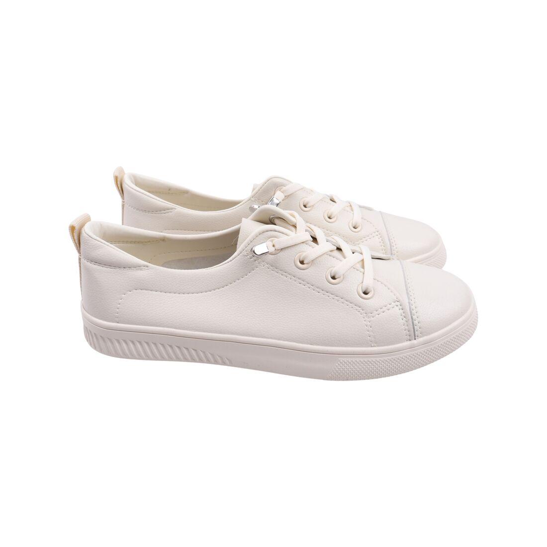 Кеди жіночі Renzoni молочні натуральна шкіра, 40, фото 1