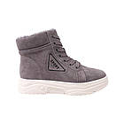 Черевики жіночі Vikonty сірі нубук, 37, фото 3