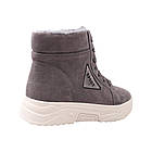 Черевики жіночі Vikonty сірі нубук, 37, фото 4