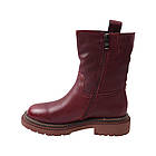 Черевики жіночі Brocoly бордові натуральна шкіра, 37, фото 2
