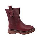 Черевики жіночі Brocoly бордові натуральна шкіра, 37, фото 3
