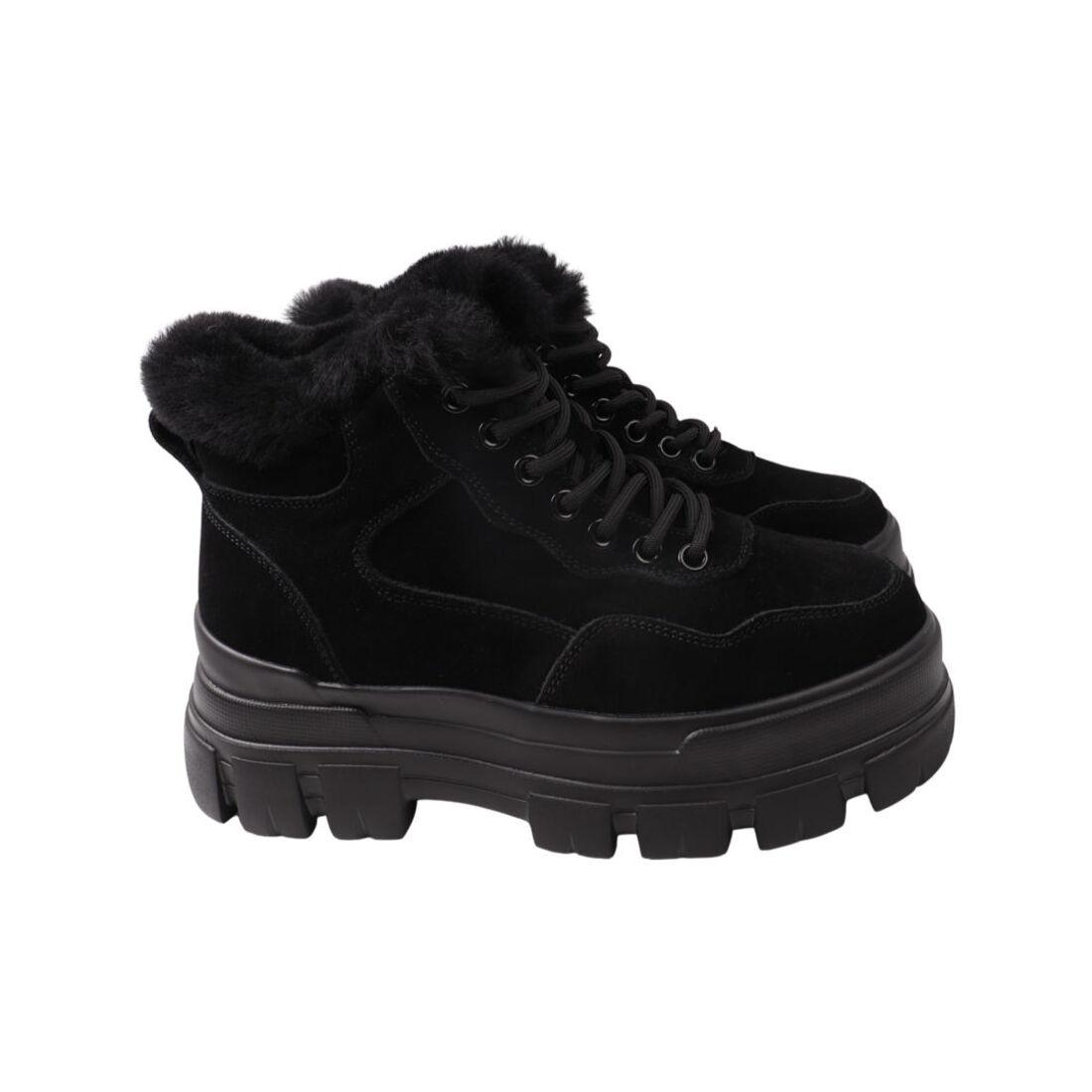 Черевики жіночі Farinni чорні натуральна шкіра, 36, фото 1