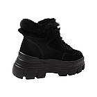 Черевики жіночі Farinni чорні натуральна шкіра, 36, фото 4