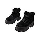 Черевики жіночі Farinni чорні натуральна шкіра, 36, фото 5