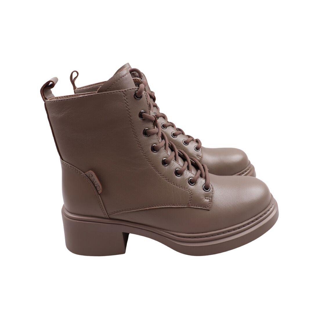 Черевики жіночі Melanda капучіно натуральна шкіра, 40, фото 1