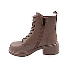 Черевики жіночі Melanda капучіно натуральна шкіра, 40, фото 2