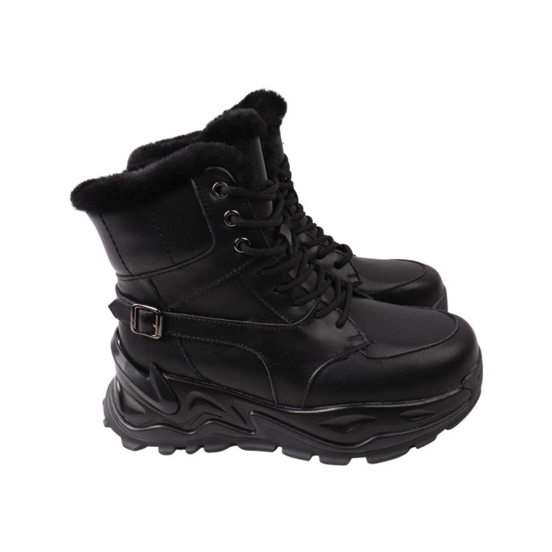 Черевики жіночі Li Fexpert чорні натуральна шкіра, 37, фото 1