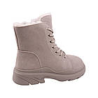 Черевики жіночі Sorte Lady сірі натуральна замша, 37, фото 4