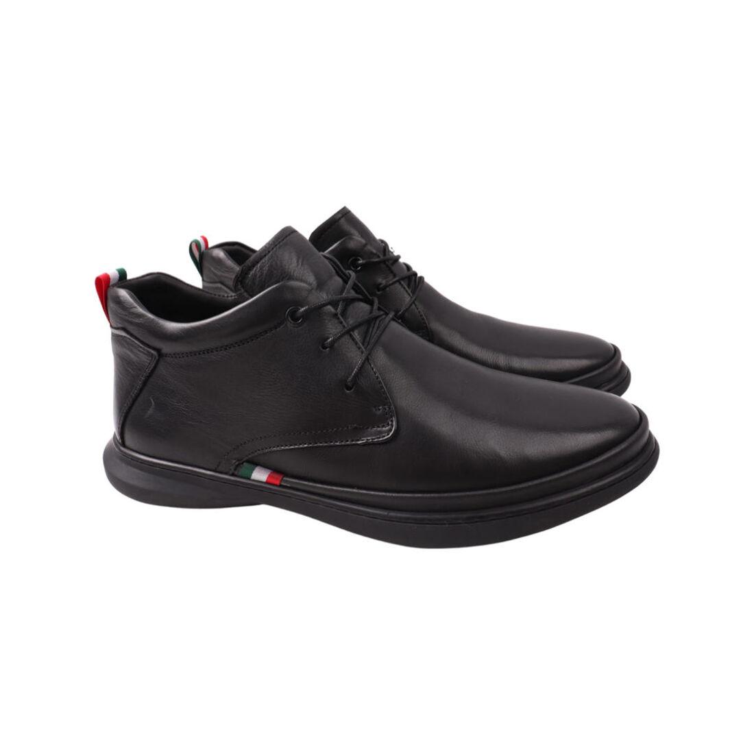 Черевики чоловічі Cosottinni чорні натуральна шкіра, 43, фото 1