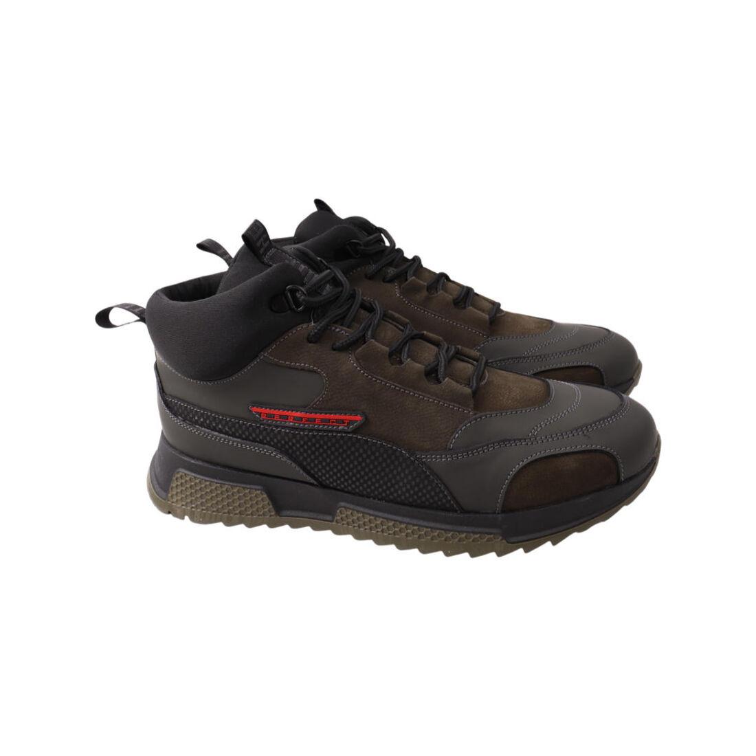 Черевики чоловічі Brave зелені нубук, 40, фото 1