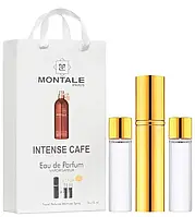 Мини духи с ферoмонами унисекс Montale Intense Cafe 3х15 мл