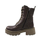 Черевики жіночі Aquamarin зелені натуральна шкіра, 36, фото 2