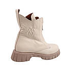 Черевики жіночі Aquamarin бежеві натуральна шкіра, 38, фото 4