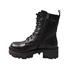 Черевики жіночі Aquamarin чорні натуральна шкіра, 40, фото 2