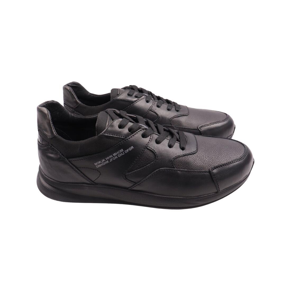 Кросівки чоловічі Brave чорні натуральна шкіра, 41, фото 1