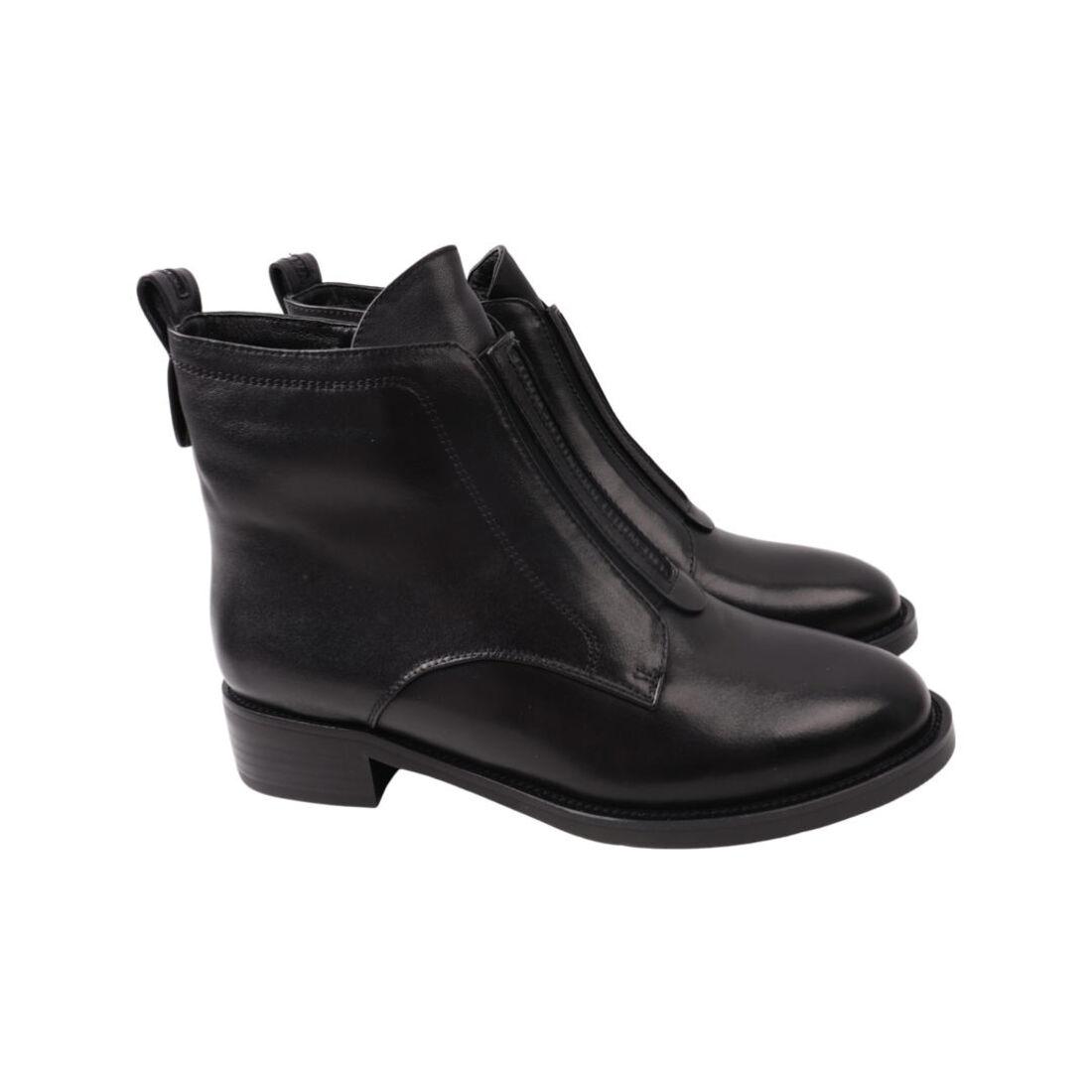 Черевики жіночі Vidorcci чорні натуральна шкіра, 35, фото 1