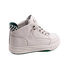 Черевики жіночі Melanda молочні натуральна шкіра, 40, фото 4