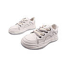 Кеди жіночі Melanda молочні натуральна шкіра, 38, фото 5