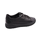 Кеди чоловічі Brooman чорні натуральна шкіра, 40, фото 4