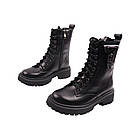 Черевики жіночі R&Y чорні натуральна шкіра, 40, фото 5