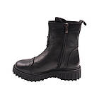 Черевики жіночі Aquamarin чорні натуральна шкіра, 37, фото 2