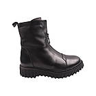 Черевики жіночі Aquamarin чорні натуральна шкіра, 37, фото 3