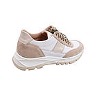 Кросівки жіночі Vadrus бежеві натуральна шкіра, 38, фото 4