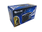 Радіоприймач колонка MP3 Golon RX-080 Blue, фото 3