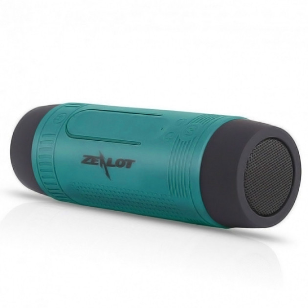 Велосипедна bluetooth колонка Zealot S1 з кріпленням на кермо, бірюзова