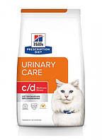 Сухой корм для кошек Hill's PRESCRIPTION DIET c/d Urinary Stress Feline Chicken с идиопатическим циститом 1.5