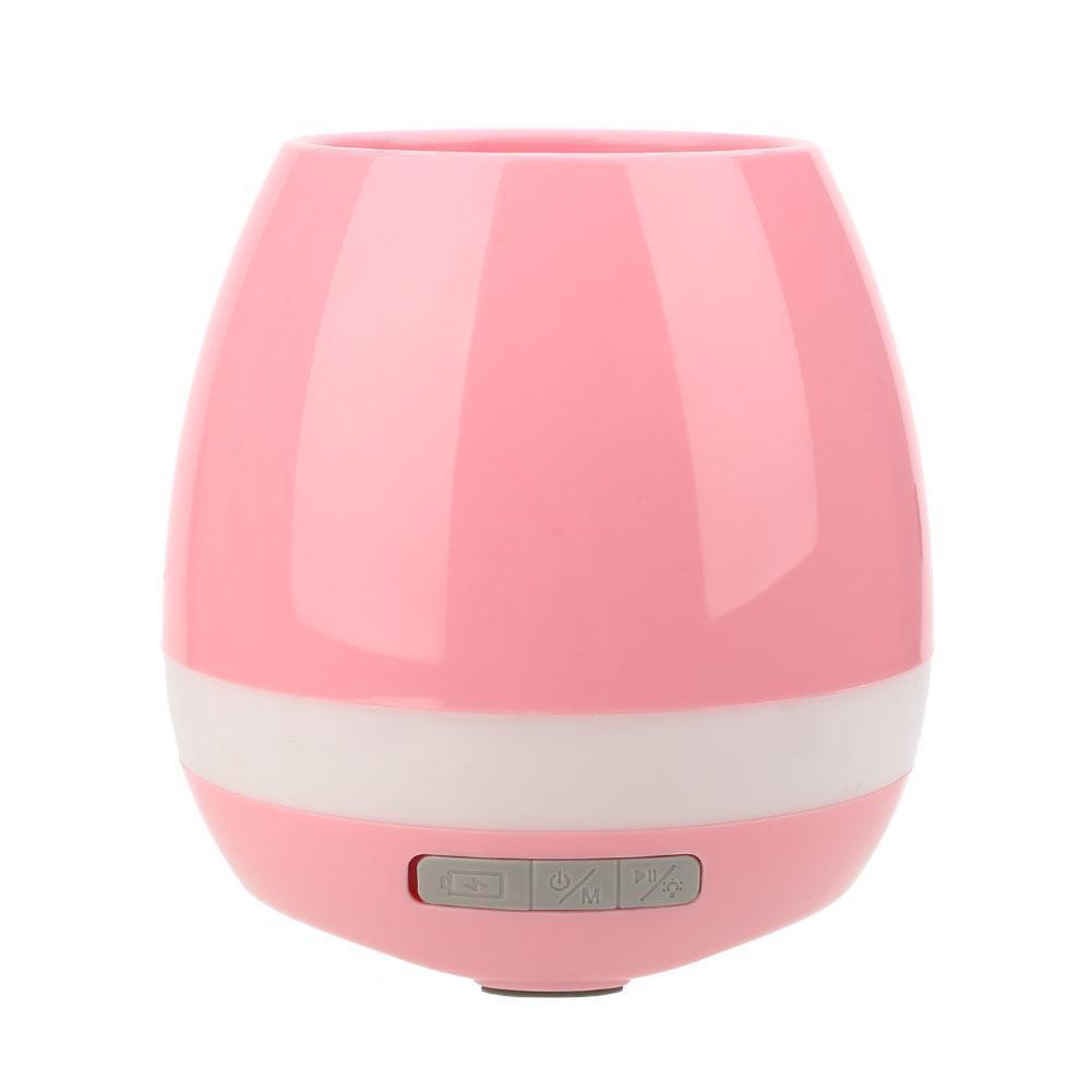 Музична колонка квітковий горщик bluetooth SPS Music Pots Plant BT Pink