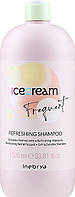 Освежающий шампунь с мятой Inebrya Frequent Ice Cream Refreshing Shampoo 1000 мл.