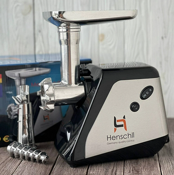 М'ясорубка потужна із соковичавницею електрична Henschll HS-0034 2500W, електром'ясорубка
