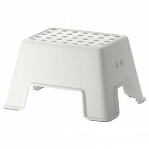 Табурет-сходи дитячий IKEA BOLMEN білий 602.651.63