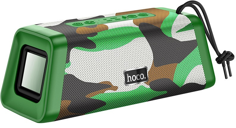 Портативна Bluetooth колонка HOCO BS35, зелений камуфляж