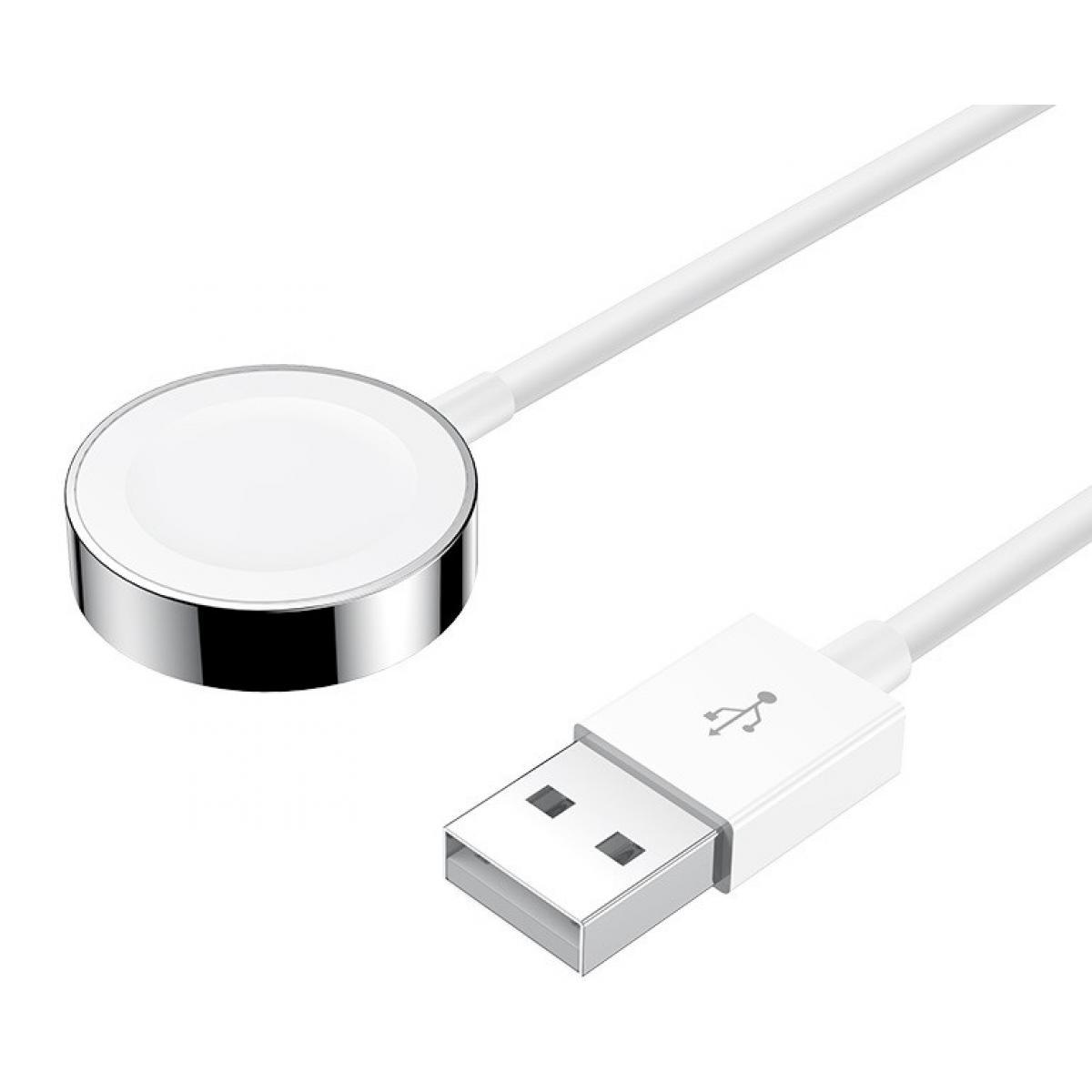 Зарядний пристрій магнітне для Apple Watch JOYROOM ben series S-IW001, 1.2 м, 2.5 W, біле, фото 1