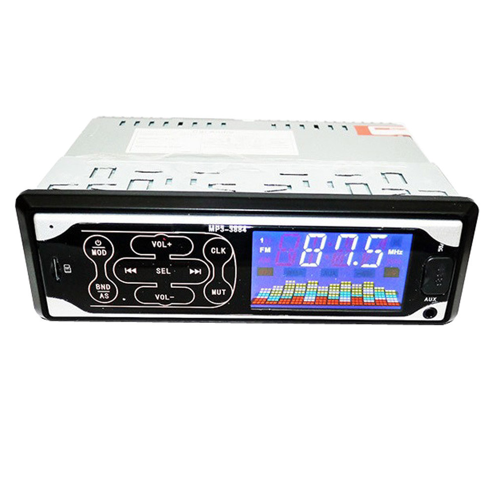 Автомагнітола MP3 3884 ISO 1DIN 1DIN сенсорний дисплей, Автомобільна магнітола, Універсальна магнітола в авто, фото 1