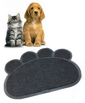 Килимок для вихованця Paw Print Litter Mat | підстилка для домашніх тварин, фото 2