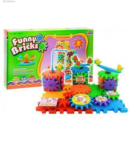 3D конструктор Funny Bricks для дітей, розвиваючий пластмасовий конструктор Фанні Брікс
