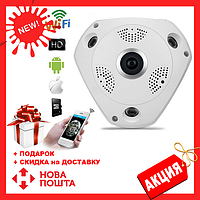 Панорамна IP Камера Відеоспостереження Стельова CAD 1317 VR CAM 3D Wi-Fi DVR