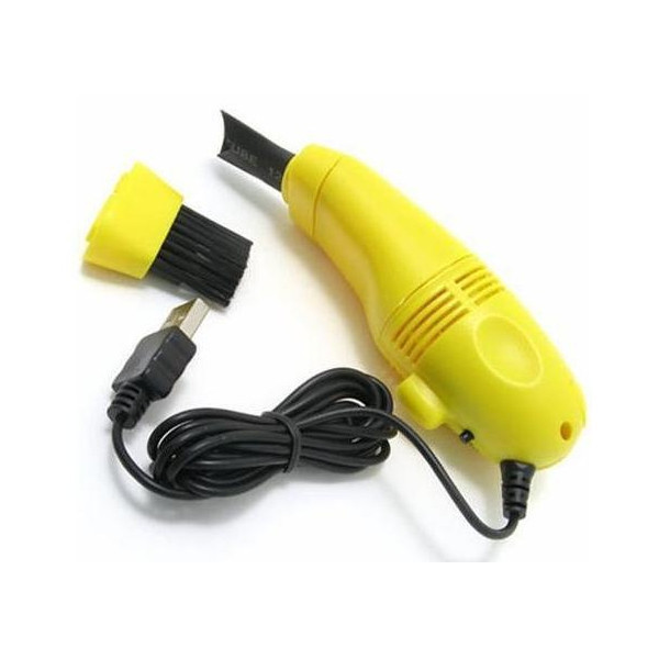 Міні USB пилосос із підсвічуванням для клавіатури комп'ютера, портативний юсб пилосос для клавіатури