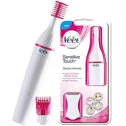 Універсальний жіночий трімер Veet Sensitive Precision | Бездротовий епілятор, фото 2
