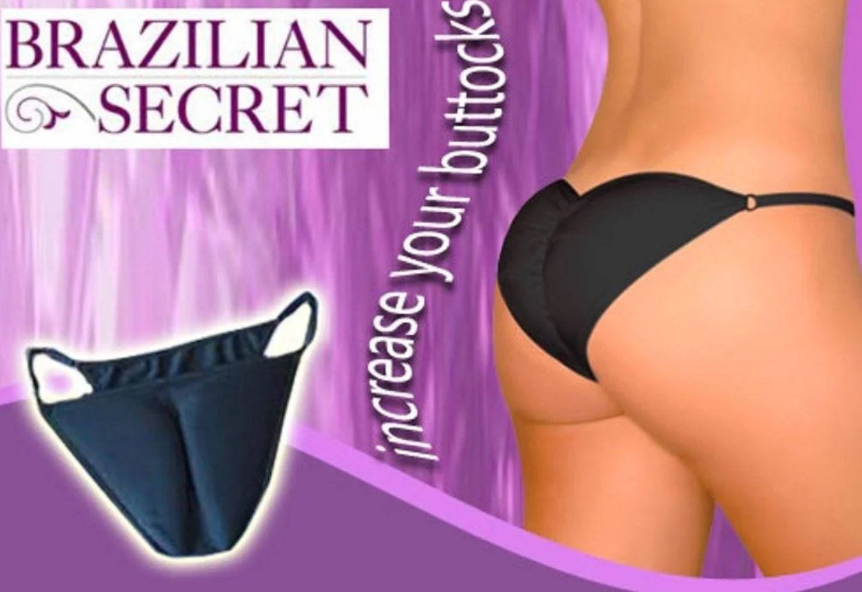 Коригувальні жіночі трусики Brazilian Secret, Коригувальна білизна, Труси бразильська попа, Труси бразильська попа, фото 1