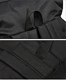 Рюкзак 70 л для полювання, риболовлі, туризму й екстремальних видів відпочинку чорний, фото 6