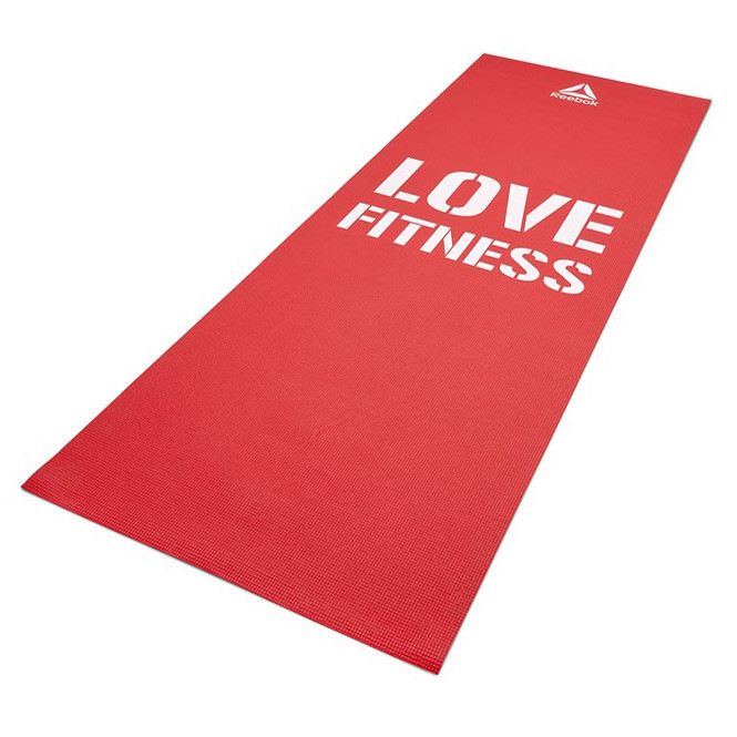 Килимок для фітнесу Reebok Love Fitness 173 x 61 x 0.4 см Red (RAMT-11024RDL)